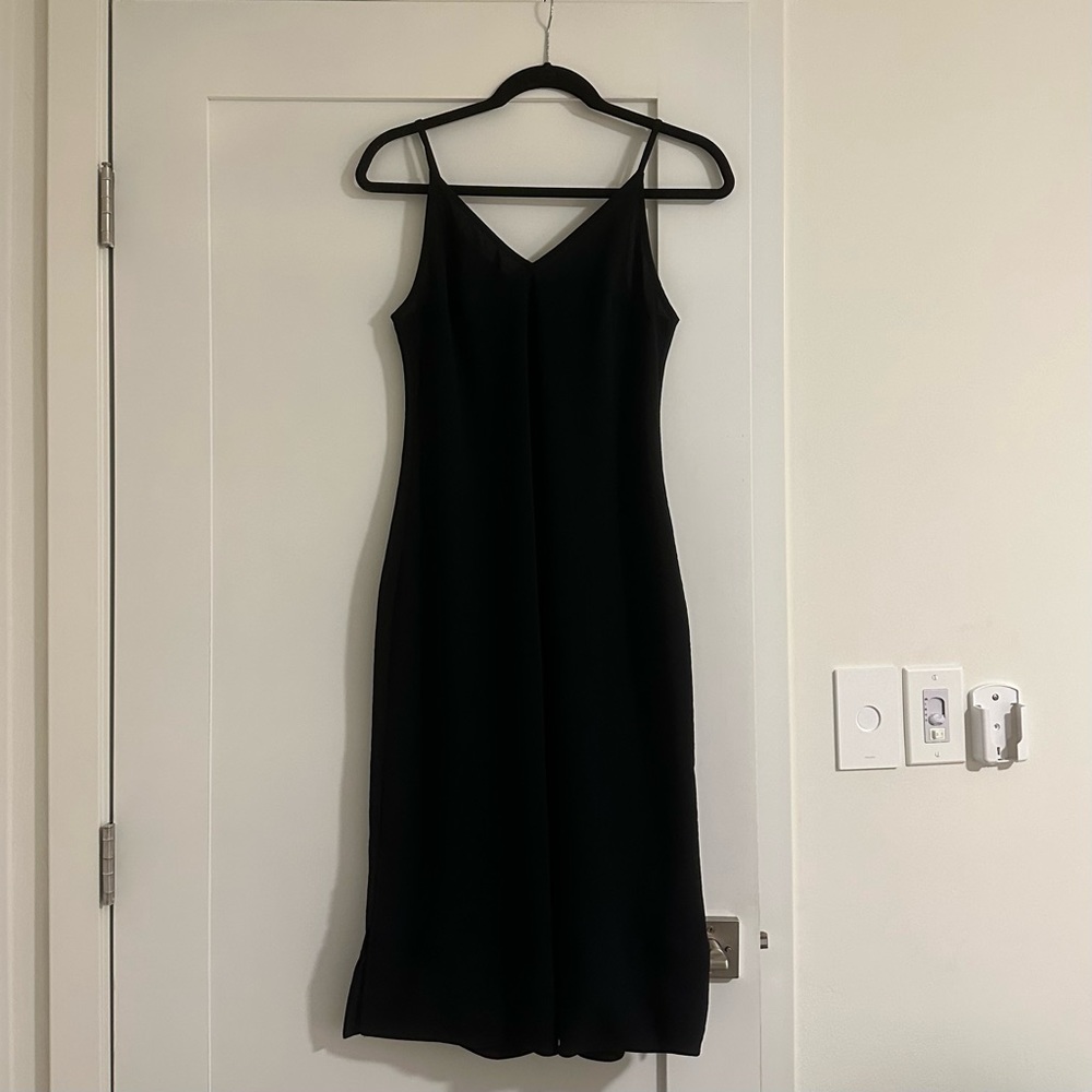 Women's Black Slip Dress Size XS - Picture 4 of 7